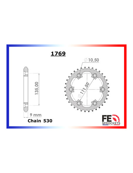 ROYAL.ENF.535.CONTINENTAL GT'13/16 18X36 RK530FEX