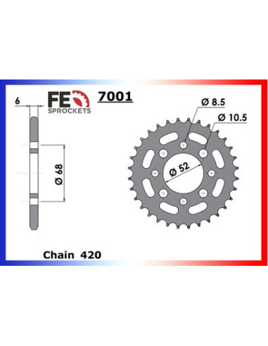 LT.50 '83/92 11X37 RK420MRU