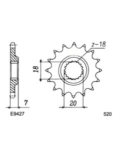 RM.125 '04/05 12X50 RK520SO 2