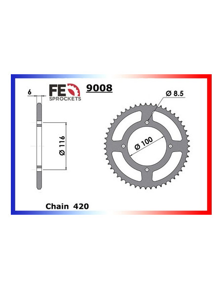 KX.80 '89 13X54 RK420MS *  (N2/P2) Grandes roues