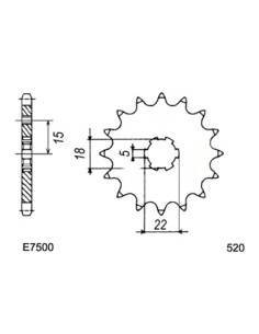 KX.125 01/02 12X49 RK520MXZ *  (L3/L4) 2