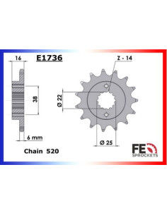 748.BIPOSTO / 748.S '95/03 14X38 RK520GXW * 2