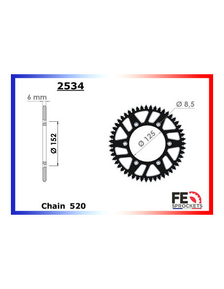 350.RR Enduro (4T) '13/21 13X50 RK520SO