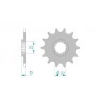 Kit chaine DID  ACIER APRILIA PEGASO 650 IE STRADA alloy wheels 2005 à 2009