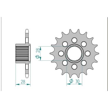 Kit chaine DID  ACIER APRILIA MANA 850 2008 à 2012