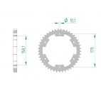 Kit chaine DID  ACIER APRILIA ETV 1000 RALLY CAPONORD RALLY 2003 à 2005