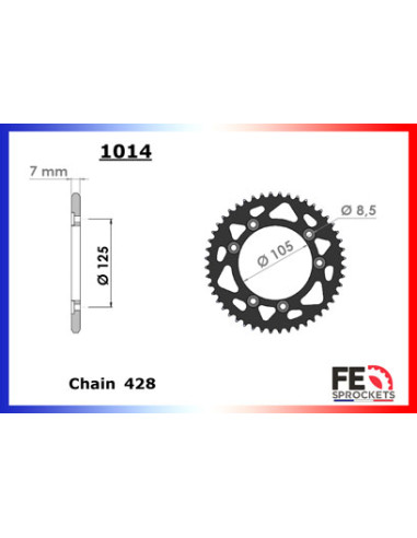 125.PAMPERA '09 14X48 RK428MXZ *