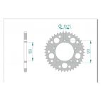 Kit chaine DID  ALU APRILIA TUONO 1000 FACTORY 2010 à 2011