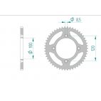Kit chaine DID  ACIER BETA 50 RR SM TRACK 4 FIXATIONS 2012 à 2013