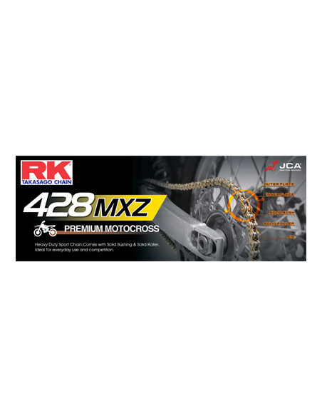 125.CK PULSAR '03/05 16X39 RK428MXZ µ
