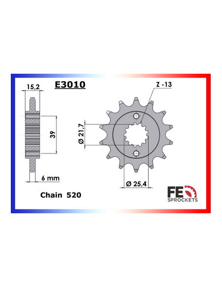 250.MAXXER '05/15 14X38 RK520SO * 250.MXU '02/09, 250.KXR '02/09
