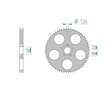Kit chaine DID  ALU BETA 80 REV 2002 à 2008