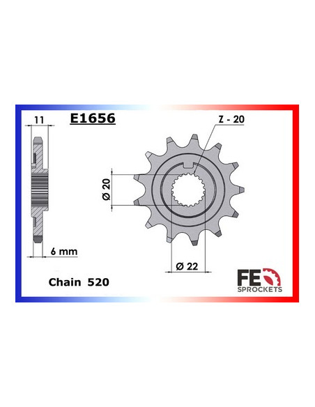 2.5 SE i-F 4T Enduro '10/13 13X50 RK520SO *