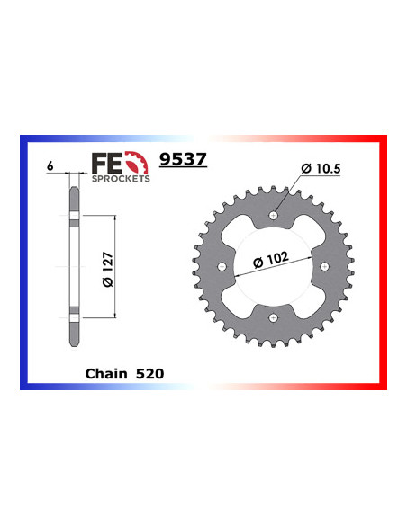 525.OUTLAW S '08/10 14X38 RK520GXW *