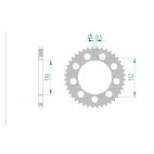 Kit chaine DID  ALU BETA 240 SUPER T 1994 à 1994