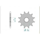 Kit chaine DID  ALU BETA 250 EVO 2009 à 2012