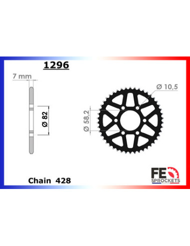 125.RKF '19/21 13X46 RK428MXZ