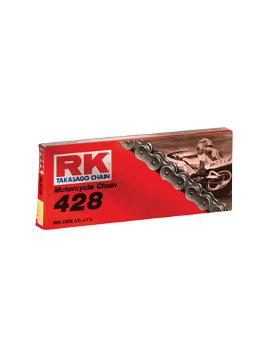 CHAINE RK 428SB 084 MAILLONS avec Attache Rapide.