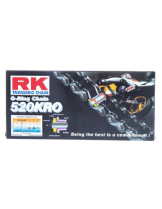 CHAINE RK 520KRO 104 MAILLONS avec Attache Rapide.