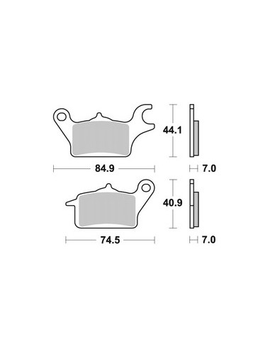 Plaquettes de freins AP RACING