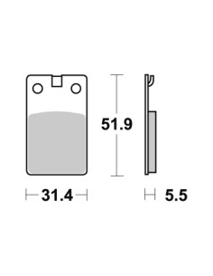 Plaquettes de freins AP RACING 2
