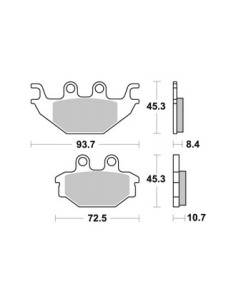 Plaquettes de freins AP RACING 2