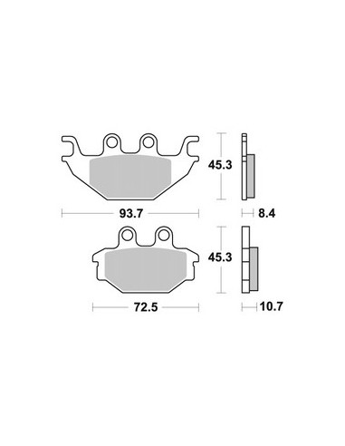 Plaquettes de freins AP RACING