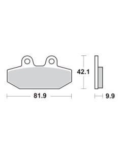 Plaquettes de freins AP RACING 2