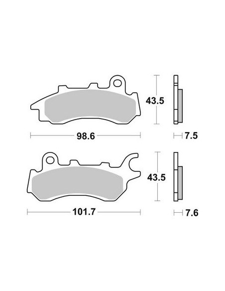 Plaquettes de freins AP RACING