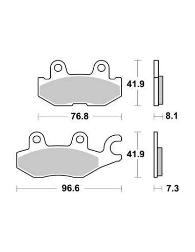 Plaquettes de freins AP RACING