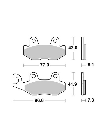 Plaquettes de freins AP RACING