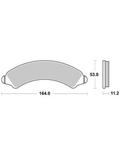 Plaquettes de freins AP RACING 2
