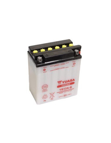 Batterie YUASA YB12A-B (CB12A-B / CB12AB / 12AB) acide non incluse