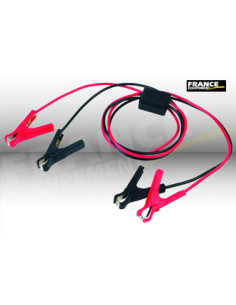 Câbles de démarrage. Spécifique motos. Petites pinces isolées.