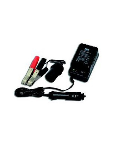 Chargeur de batteries 6/12V adaptable sur Allume-Cigare.