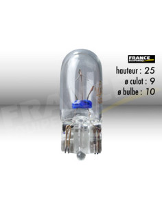 AMPOULE TEMOIN SANS CULOT W2,1x9,5D/W5W-T10 12V3W