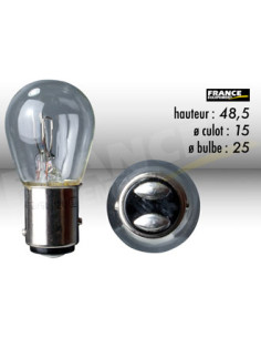 AMPOULE FEU STOP ET ARRIERE RING BAY15D 12V21/5W