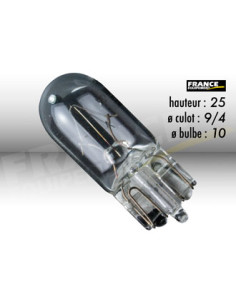 AMPOULE TEMOIN SANS CULOT RING W2,1x9,5D/W5W-T10 12V5W