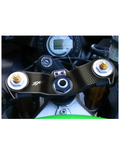 Protège T de fourche "Carbone" pour Kawasaki ZX6R 636 2003-2004