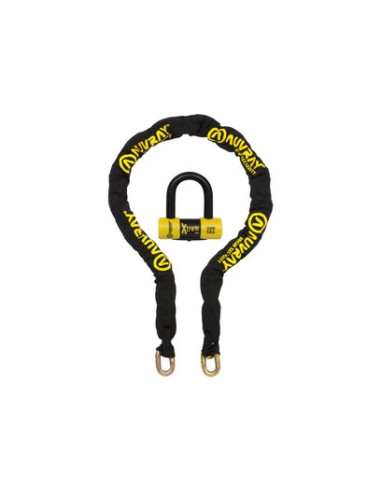 ANTIVOL AUVRAY CHAINE XTREM D.13,5 L.170cm + Cadenas