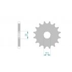 Kit chaine DID  ACIER DERBI GPR 125 RACING 2T 2004 à 2009