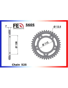 C/A  HONDA CBF.500 '04/07  41   525 2