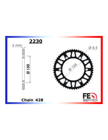 VENT.50.BAJA '20/21 11X60 428H *