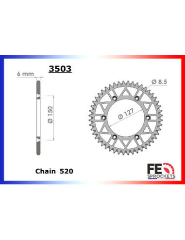 WR.250.Z '00/03 14X50 RKGB520KXZ µ