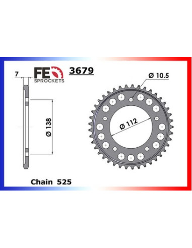 MT-09 '21/22 16X45 RK525FEX *