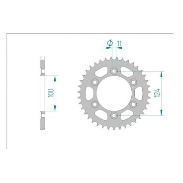 Kit chaine DID  ACIER DUCATI 900 MONSTER IE 2002 à 2002