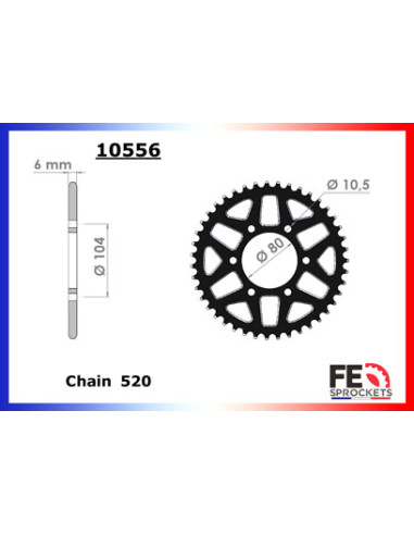 ZX.10.R/RR '21/22 17X41 RK520GXW Racing (Transformation en 520) ZX.10.R/RR '21/22 17X41 RK520GXW Racing (Transformation en 520)