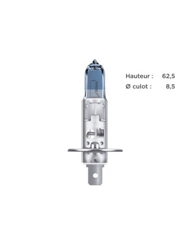 2 AMPOULES PHARE HALOGENE OSRAM H1 P14,5S 12V55W