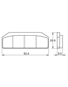 Plaquettes pour Etriers ACCOSSATO