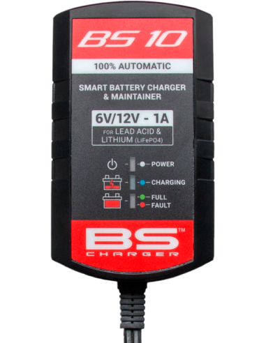 Chargeur de batterie intelligent BS BATTERY BS10 6V/12V 1A